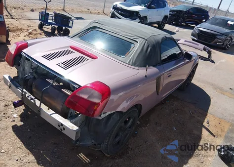 2001 Toyota Mr2 Spyder z USA, uszkodzony, nr VIN JTDFR320110038921